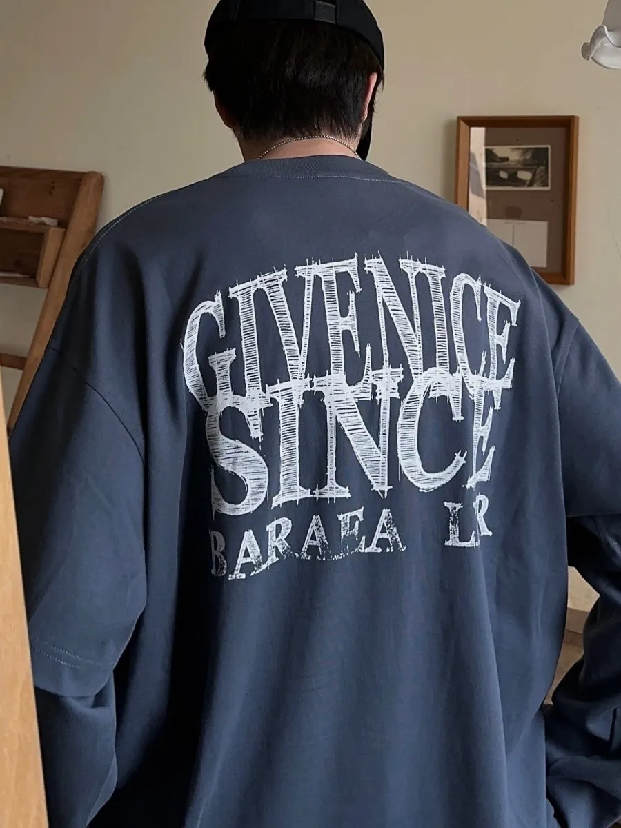 Fake layered long T -shirt or2710