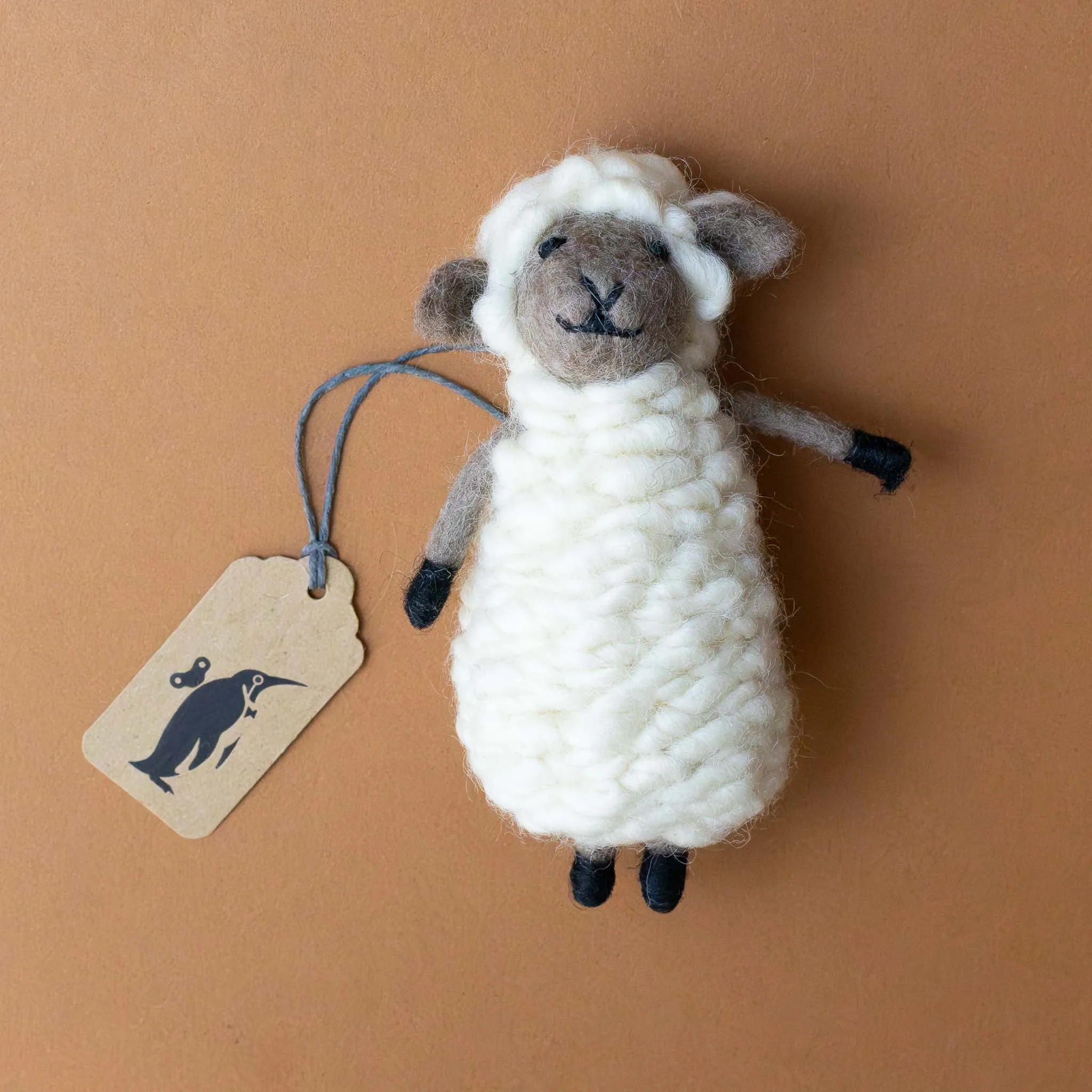 Felted Finger Puppet | Wooly Sheep - White Coat