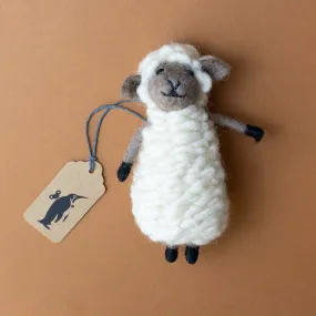 Felted Finger Puppet | Wooly Sheep - White Coat