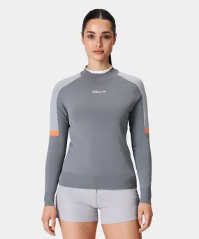 Grey TR Tour Mock Neck
