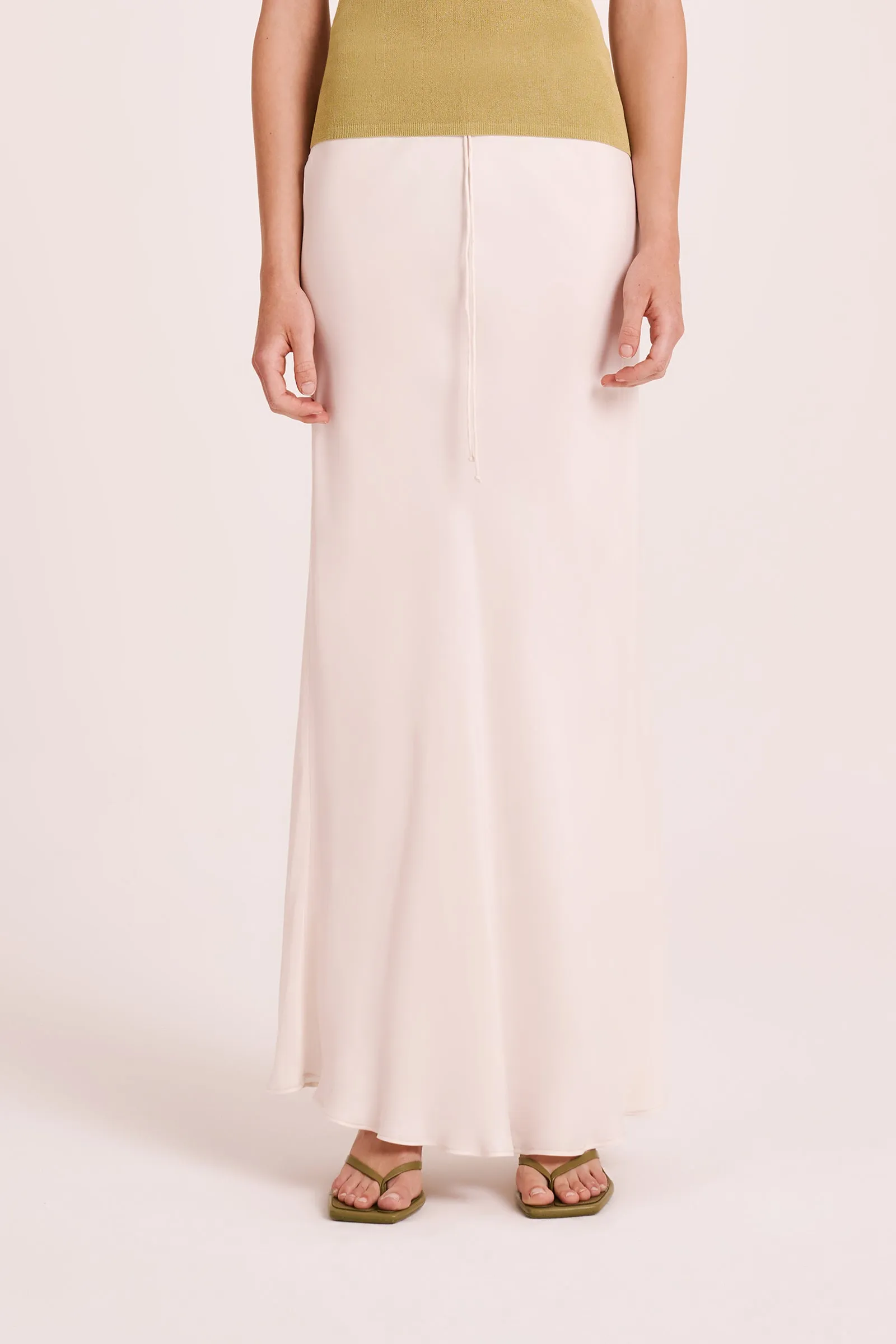 HAYZ CUPRO MAXI SKIRT