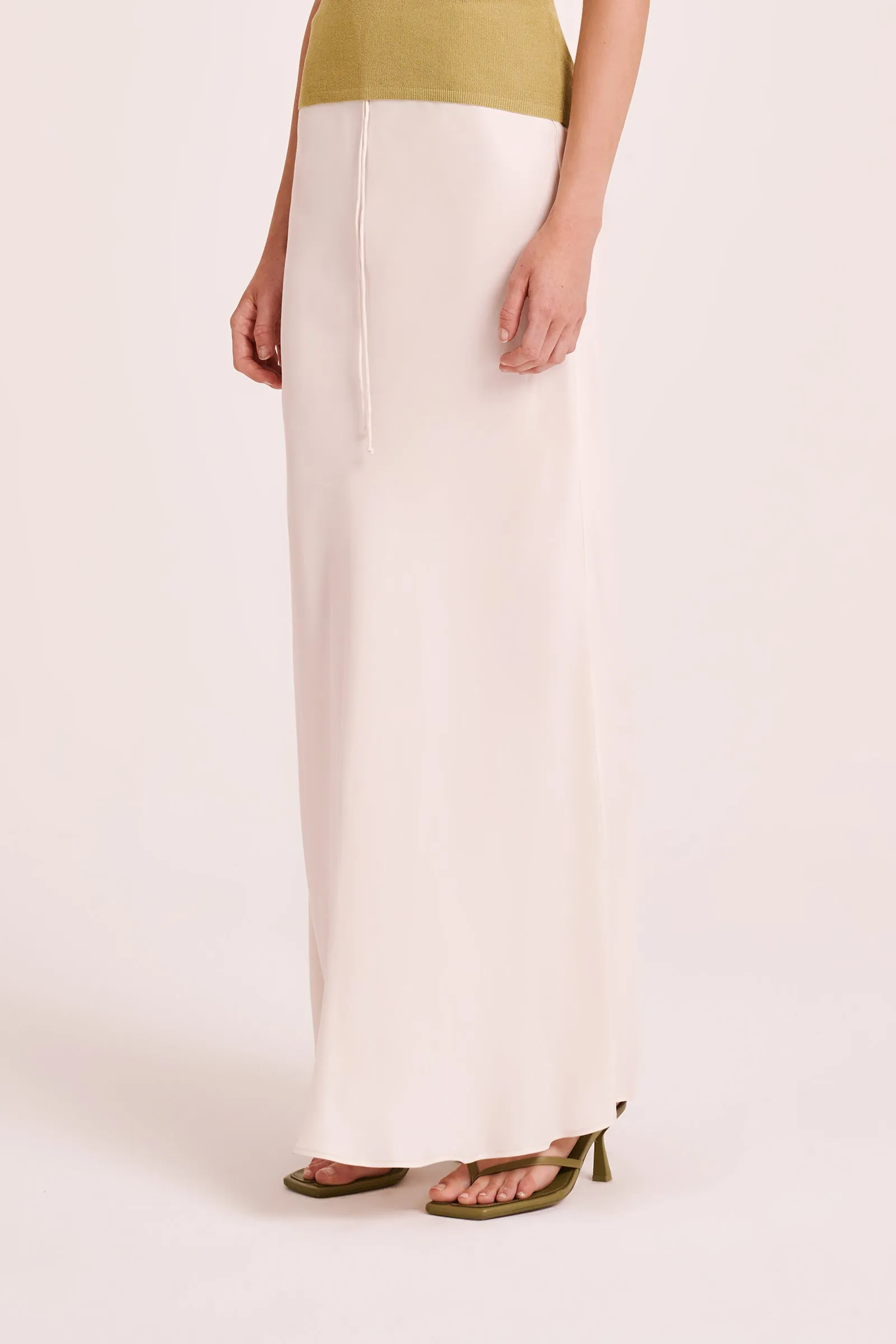 HAYZ CUPRO MAXI SKIRT