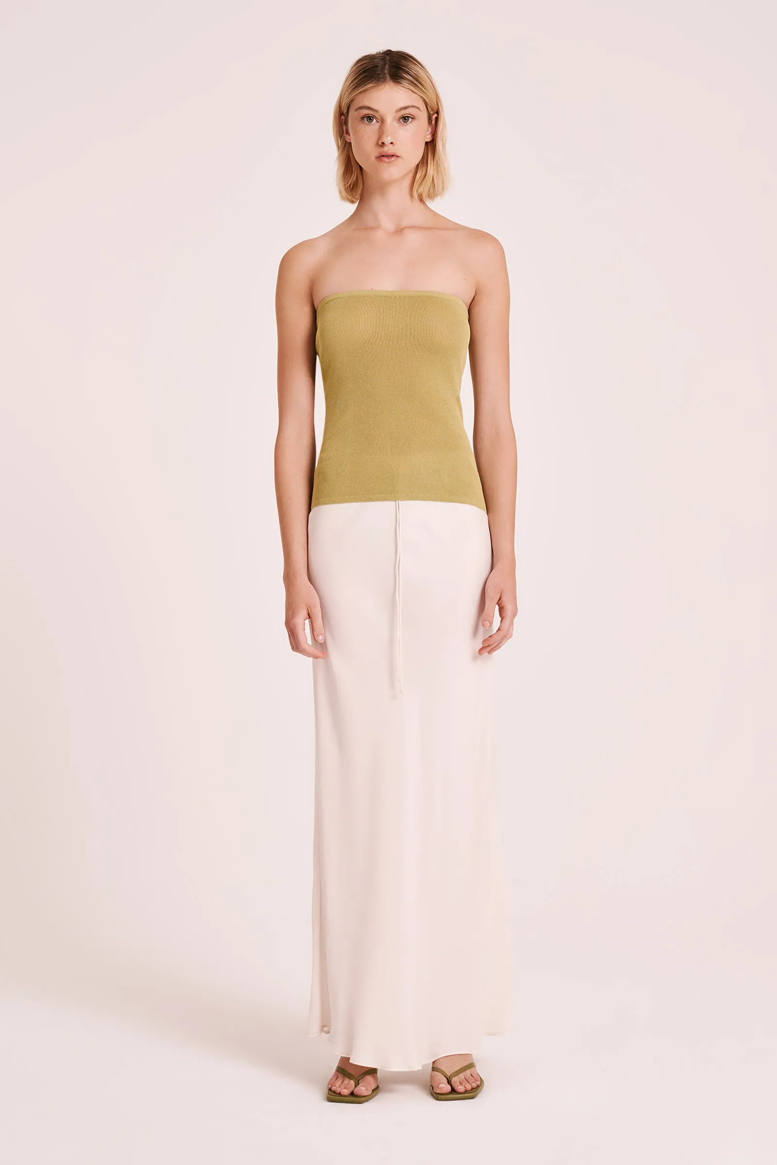 HAYZ CUPRO MAXI SKIRT