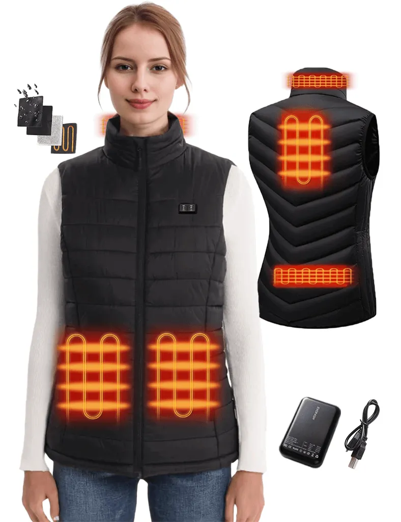 Heated Vest - Dual Control for Women's Comfortable Warmth