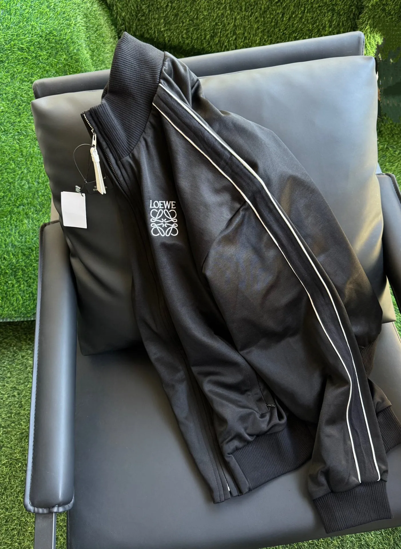 Jersey track jacket