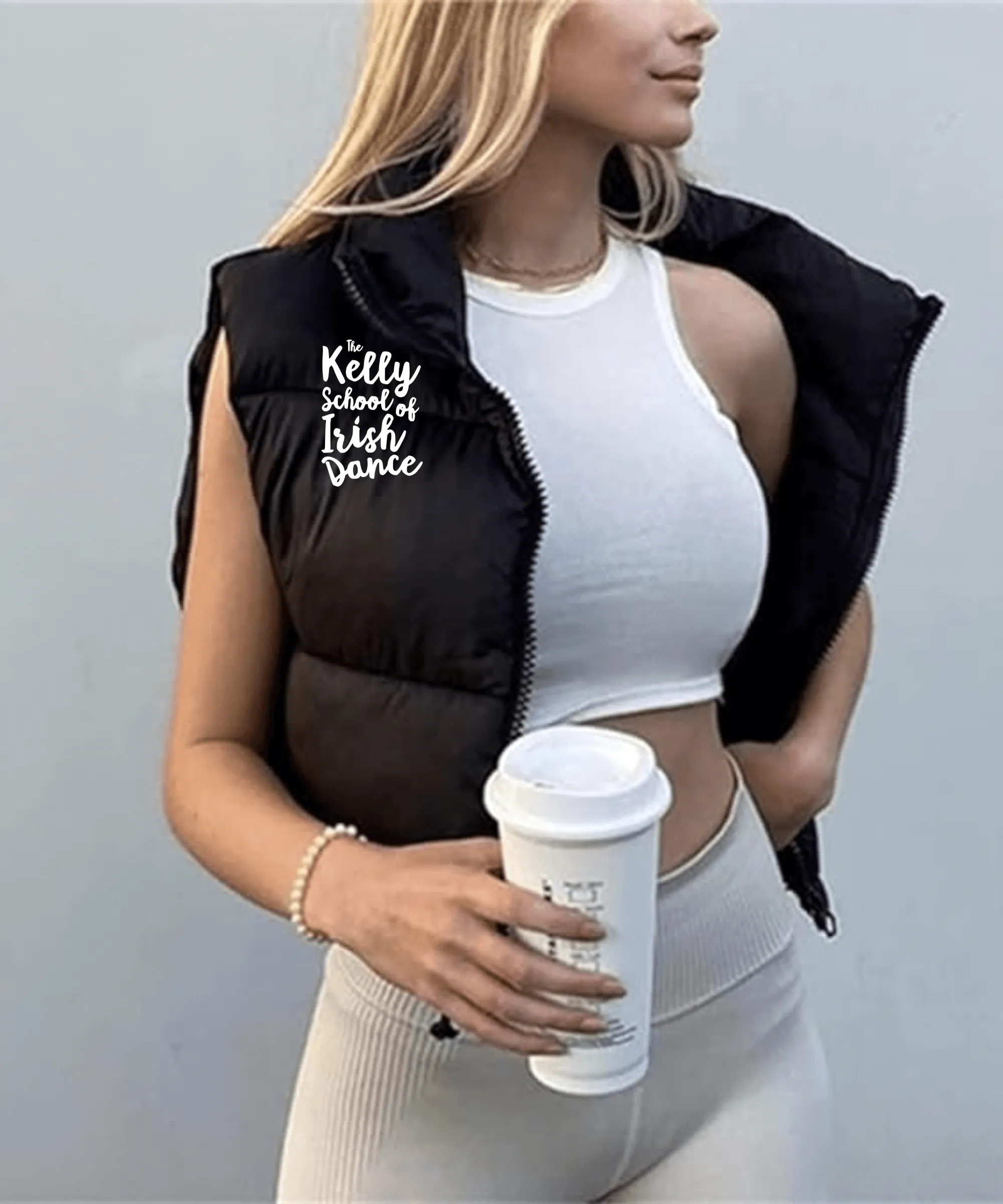 KSID Women's Cropped Puffy Vest – Stay Cozy, Stylish, and Trendy