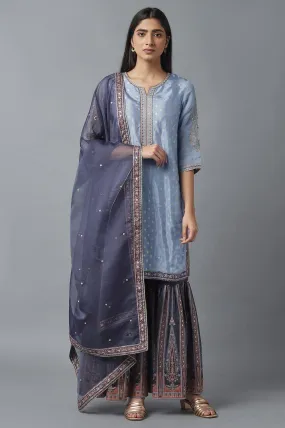 Light Purple Sharara Set