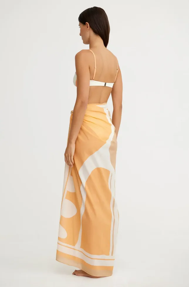 Marcela Sarong Apricot Shapes