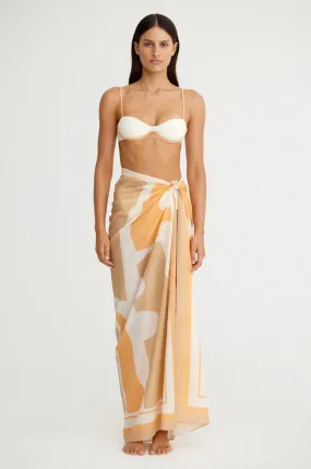 Marcela Sarong Apricot Shapes