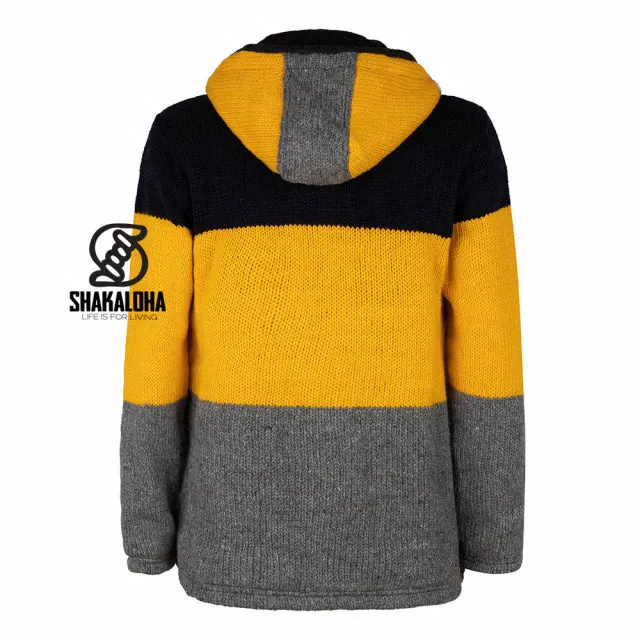 Men's Tricolore Woollen Jacket with Windstopper Lining
