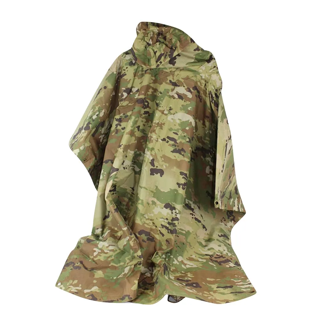 Military Style OCP Poncho Lightweight