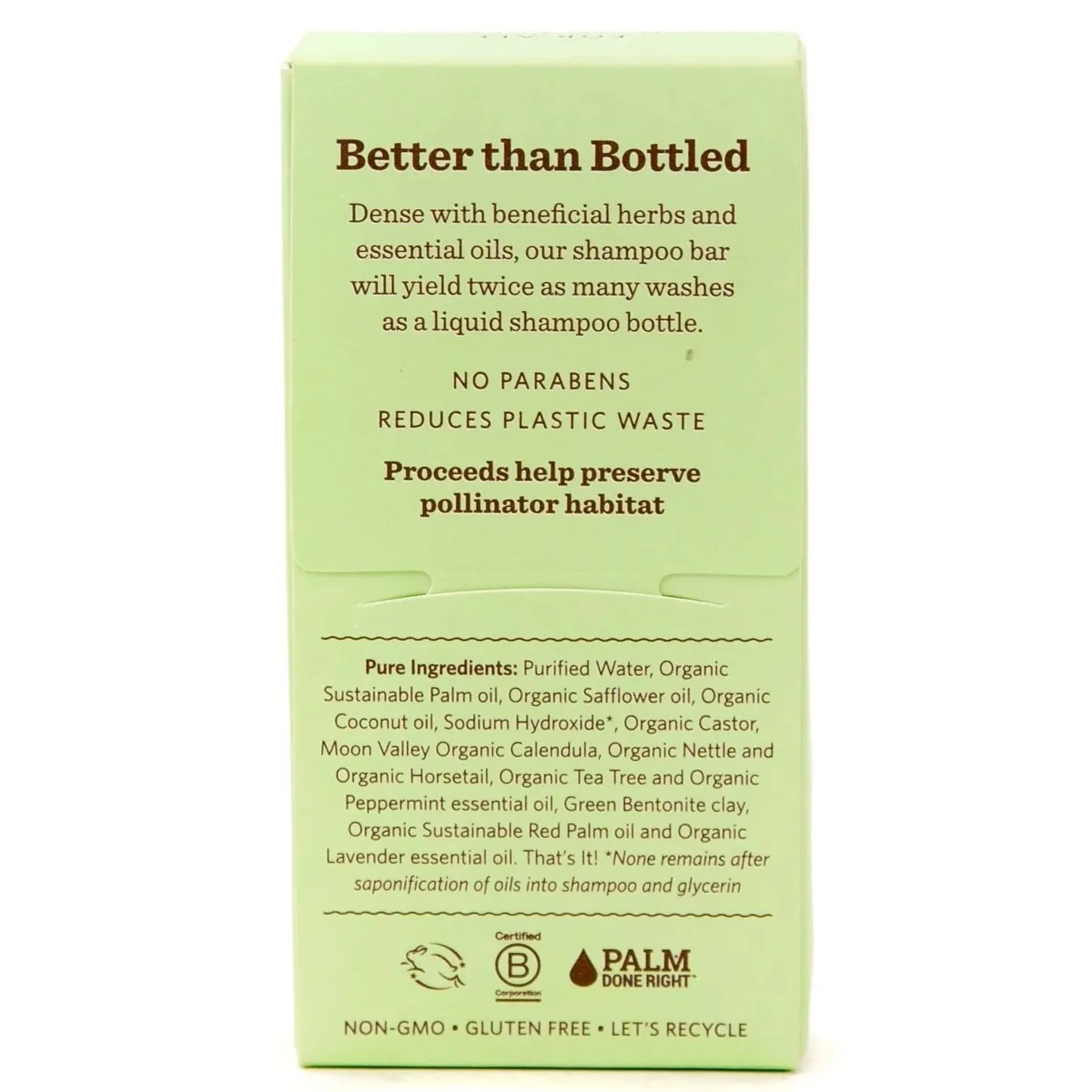 Moon Valley Herbal Shampoo Bar Peppermint 3.5oz