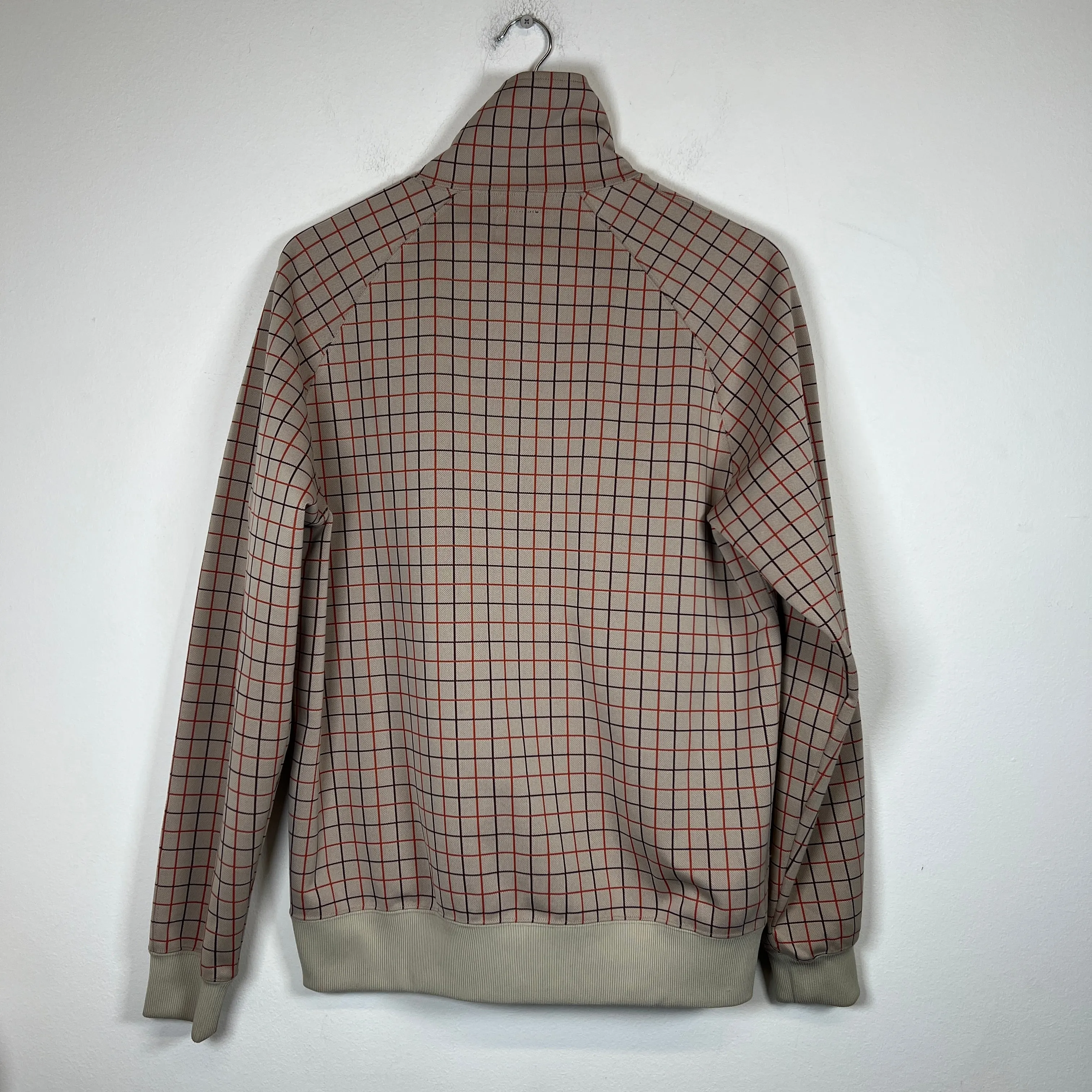 Needles Beige Plaid Track Jacket Size M