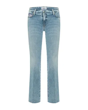 Paris Flared Raw Hem Jeans