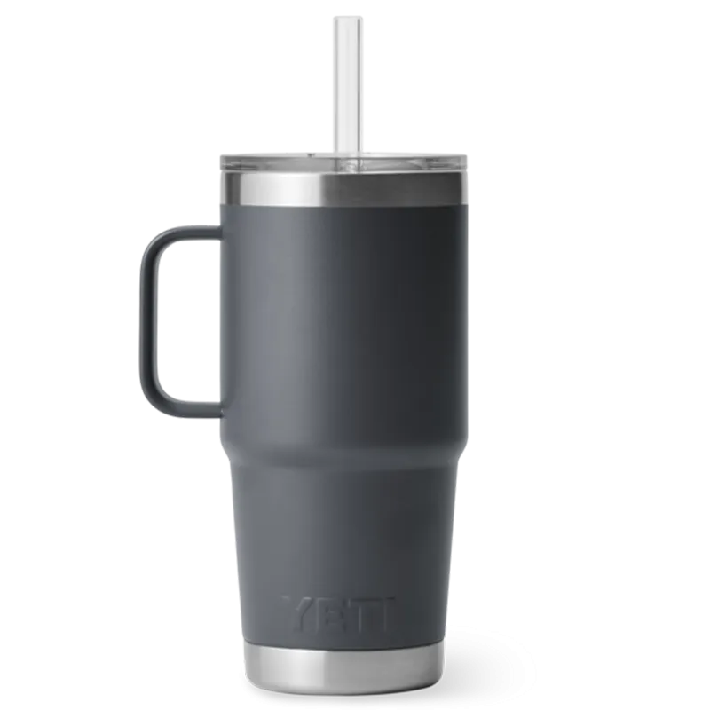 Rambler 25oz Mug with Straw Lid