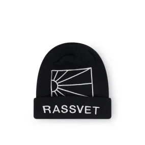 rassvet logo beanie (black)