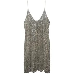 Sequin Slip Dress