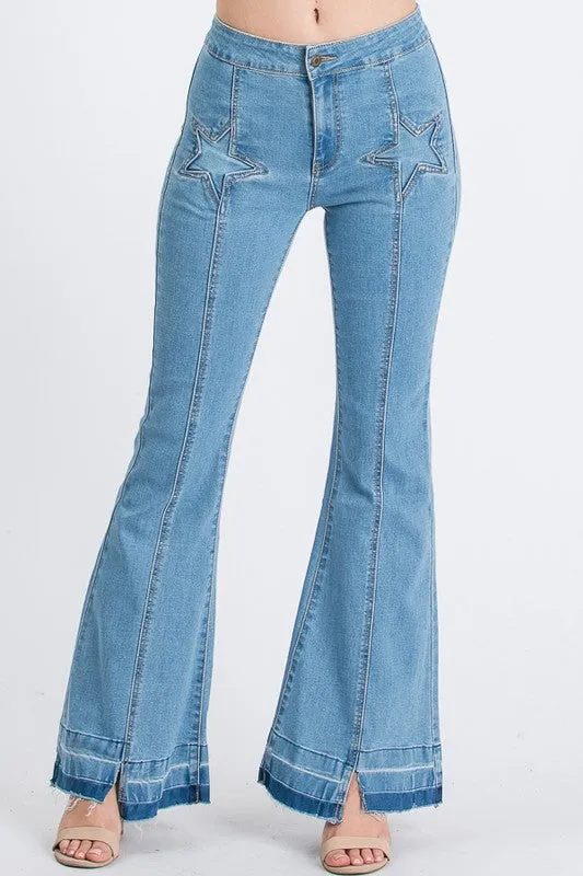 STAR CUT-OUT PANTS