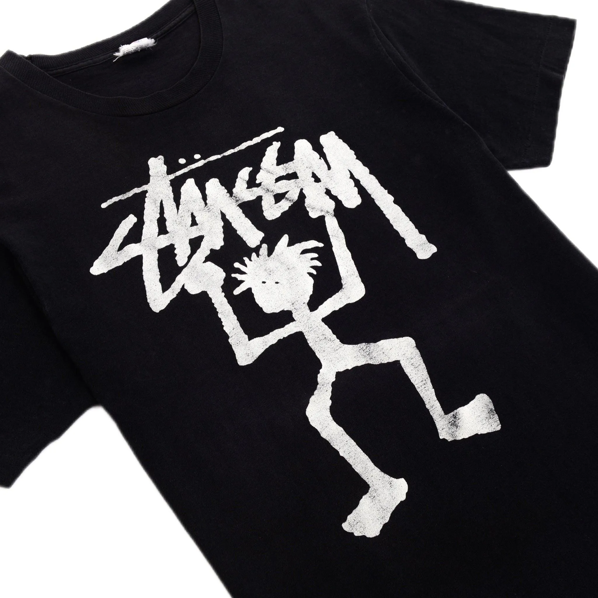 STUSSY 90S CAVEMAN TEE  (M)