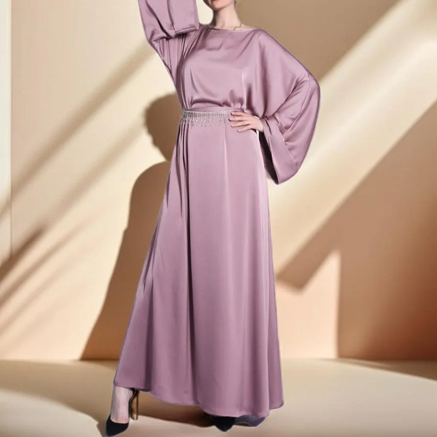 Tassel Diamond Belt Evening Gown