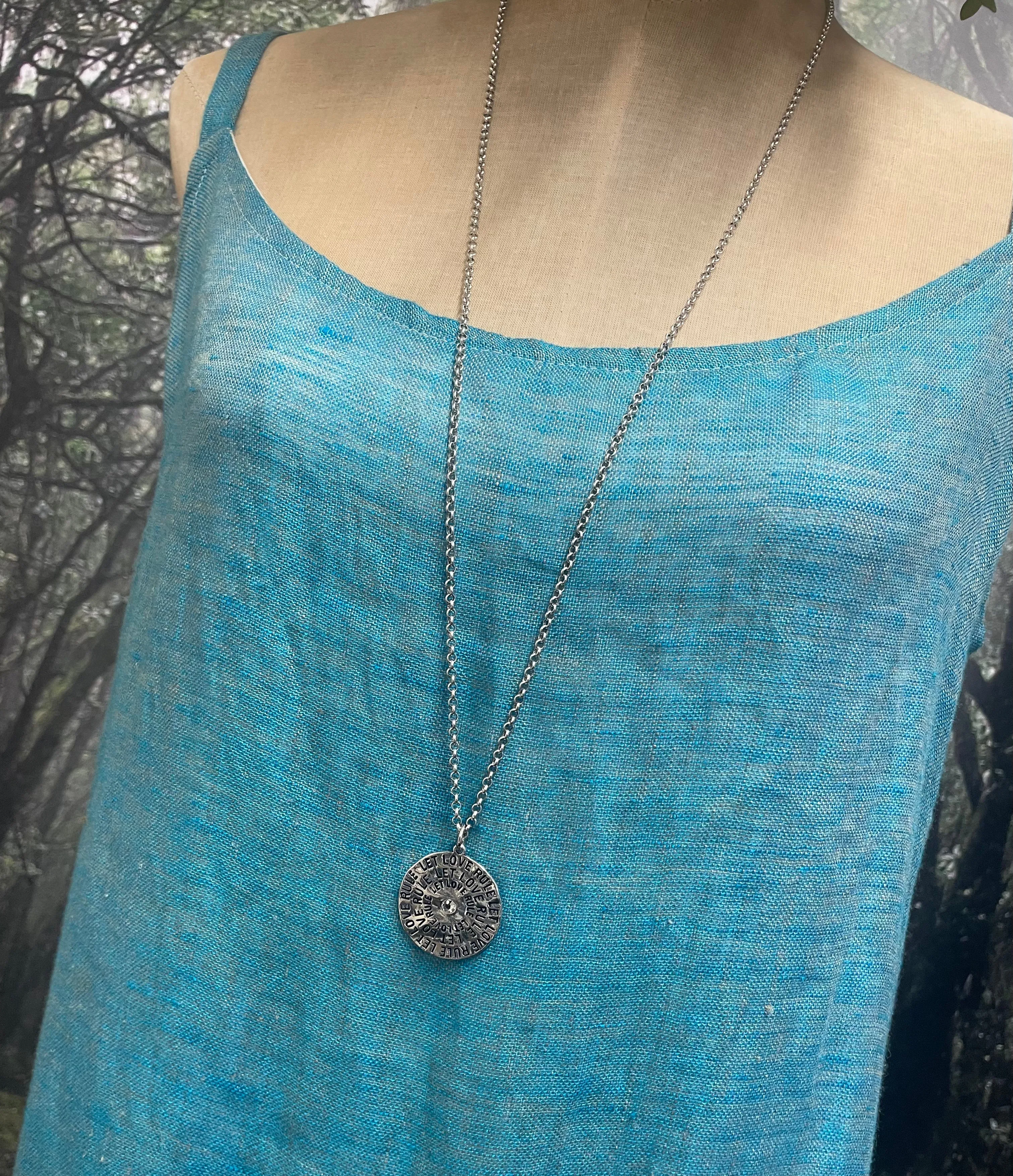 Turquoise Tatiana slip dress
