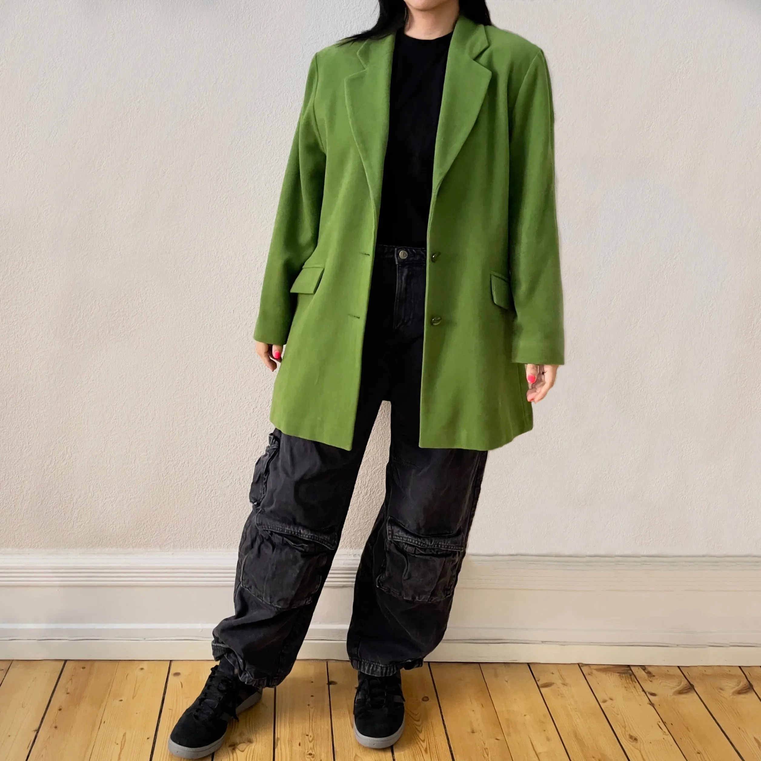 Vintage Angora blend Blazer Coat - Kello