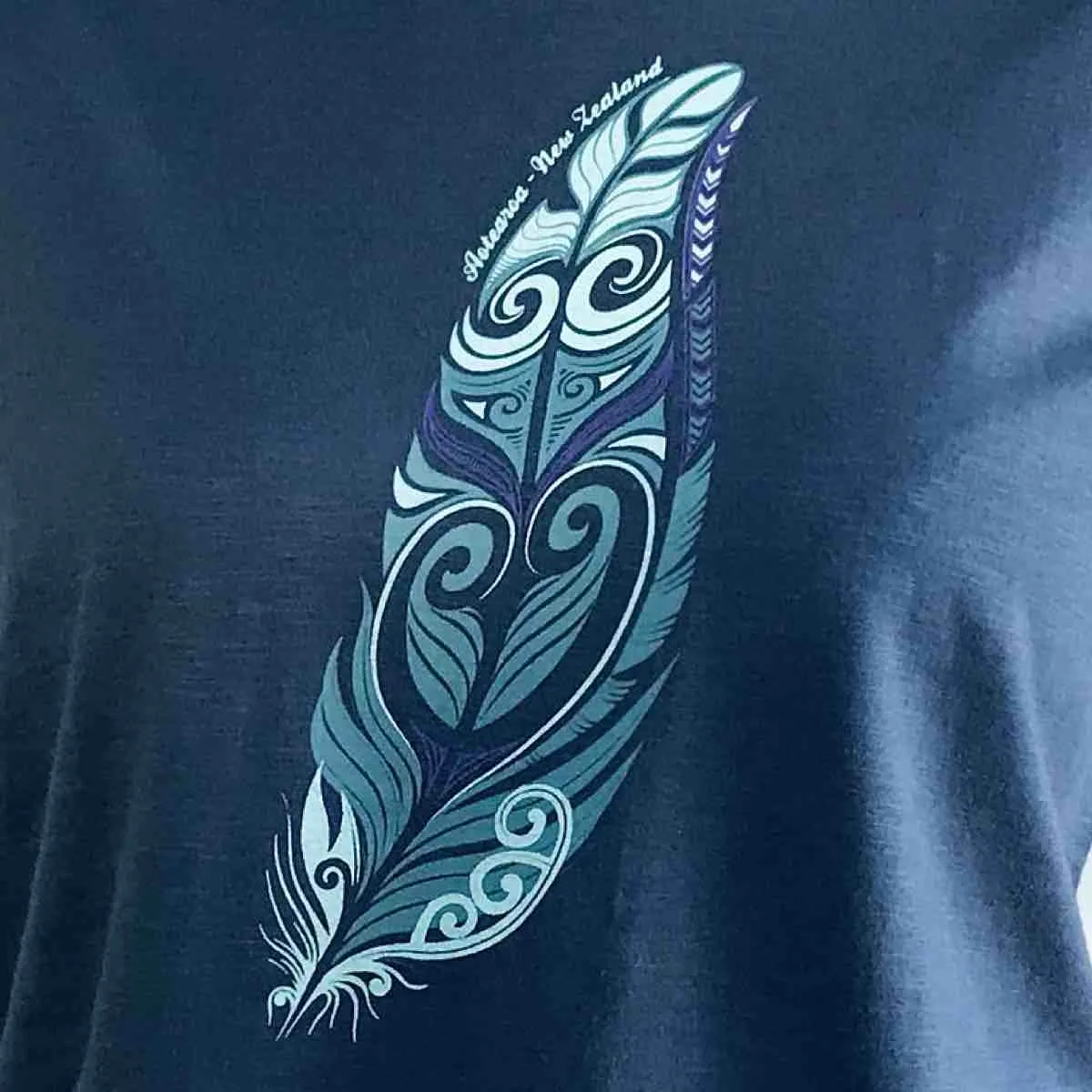Womens New Zealand T Shirt - Feather