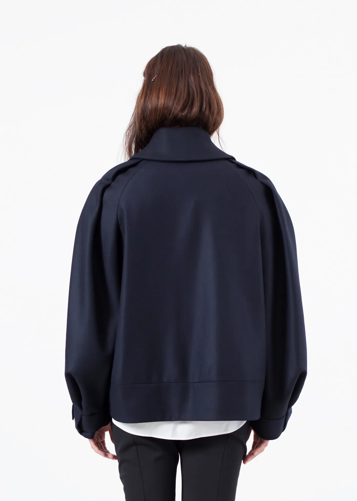 Wool Cocoon Jacket - Fashionable Choice