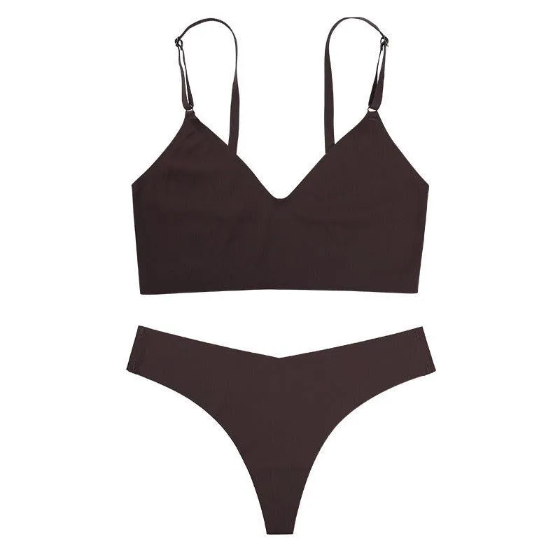 Yoga Vest Bra Women's Set