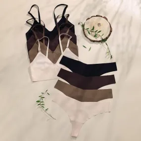 Yoga Vest Bra Women's Set