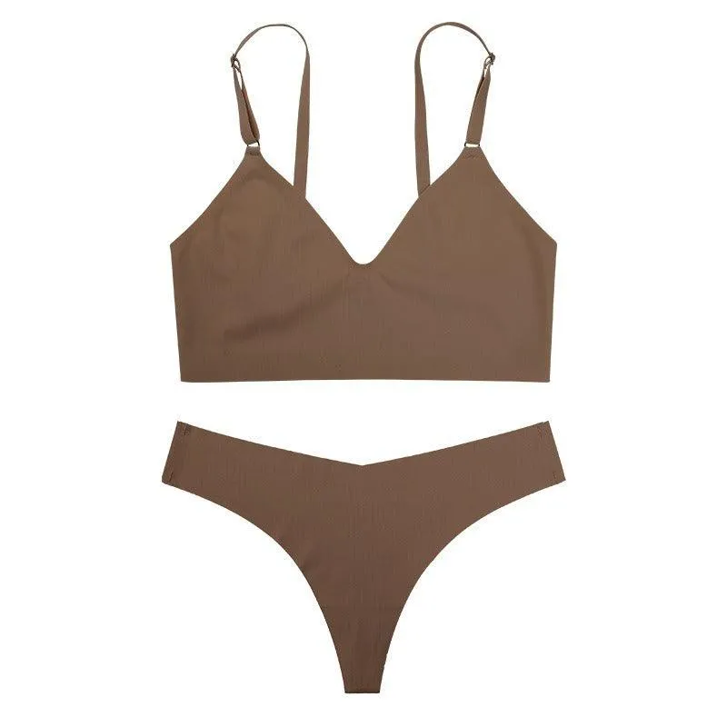 Yoga Vest Bra Women's Set
